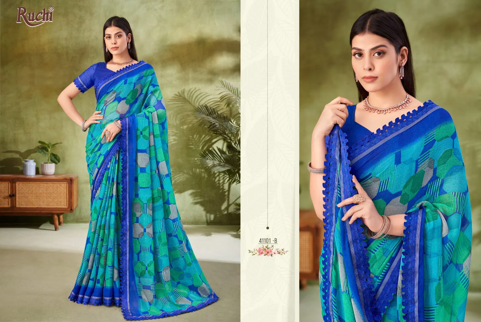 Savera Vol 11 By Ruchi Chiffon Daily Wear Saree Wholesale Shop In Surat